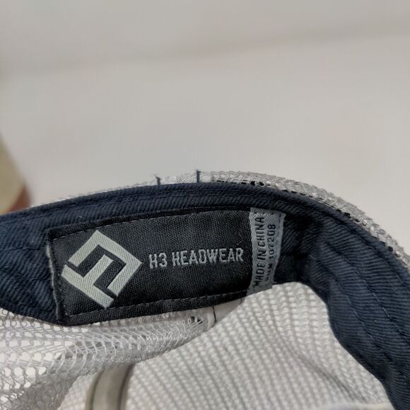 Ford Mens Meshback Snap Back Hat Blue White Embroidered Logo - Picture 12 of 12